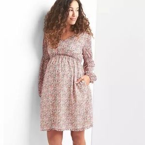 Gap Maternity Paisley Dress Size Medium EUC